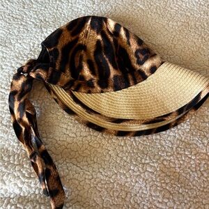 August Hats Animal Print with Gold Accent Hat